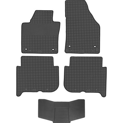 Tappetini DOMA 213680 + copertura 251992 - VW Touran I 2003-2015, OVALI, anteriori, da montare sulla pedana. (1/5)