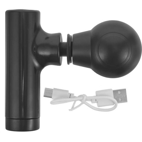 Mini Pistolet De Massage Musculaire Masseur Corporel Électrique Portatif Outil De Massage Des Muscles Du Corps Rechargeable Usb Pour Dos Cou Et Jambes Après Sport Et Voyage (1/5)