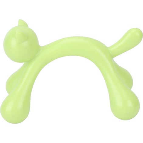 Chaton ABS ergonomique léger pour massage des points de pression, outil portable inodore et sûr, vert pour maison. (1/5)