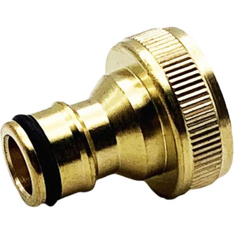 Connettore per tubo flessibile in ottone, filettatura femmina da 3/4, adattatore a sgancio rapido per rubinetto da cucina e tubi da giardino