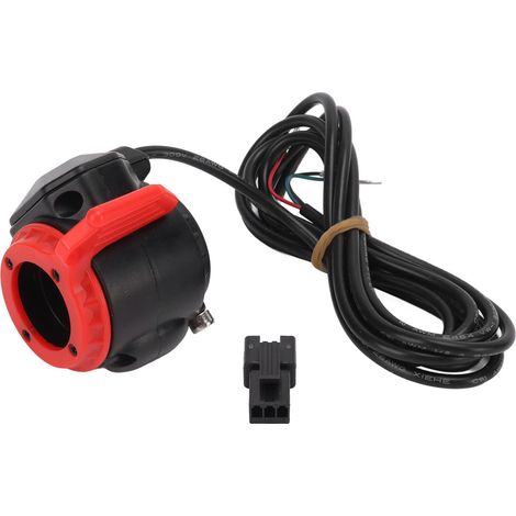 Accélérateur à pouce ABS 22mm pour guidon gauche, poignée de vitesse de remplacement pour accessoires de vélo électrique (1/5)