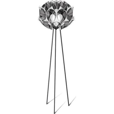 [NEUWERTIG] B-Ware Slamp Stehleuchte Flora Design Standlampe E27 Höhe 170 cm Pewter zinnfarben grau (1/2)