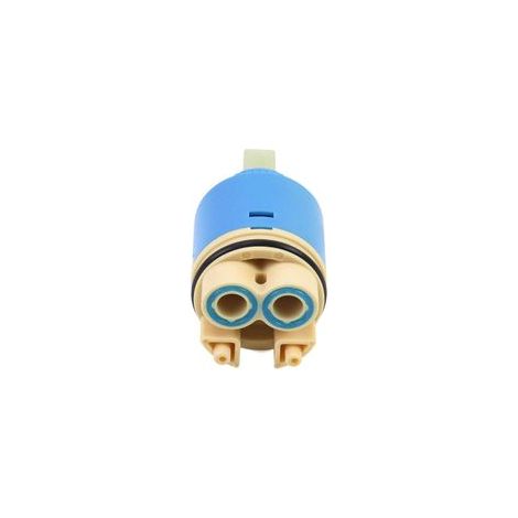 Noyau de valve en céramique de rechange, adapté aux robinets mélangeurs, pour une utilisation dans la cuisine ou la salle de bain, bleu (35 mm) (1/4)