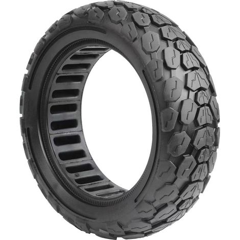 Kugoo M4/G2 Pro Electric Roller, 10-Zoll-Offroad-Reifen, pannensicher, 10x2.75-Zoll-Vollgummireifen mit Wabenstruktur.