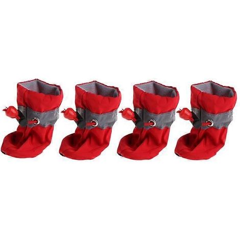 Bottes imperméables pour chien, protège-pattes antidérapantes, chaussures canines pour petites et grandes races.