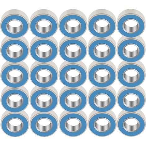 25-teiliges Set MR115-2RS blaue, metallgummigedichtete Kugellager 5 x 11 x 4 mm (1/5)