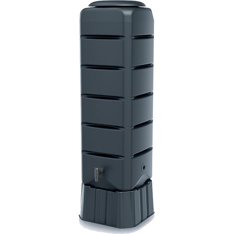 Prosperplast Regenwassertonne Regenbehälter Regentank 120L mit Sockel, Hahn (1/4)