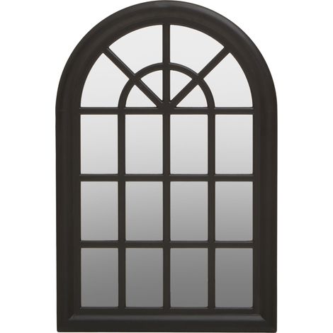 Premier Housewares Shayla Matte Black Wall Mirror (1/5)