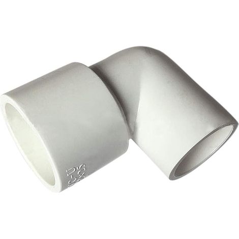 90 Degrés Raccords de Réducteur Tuyau Universel, PVC Coudé Adaptateur Connecteur Blanc, Diamètre 32mm×25mm, 5 pcs (1/2)
