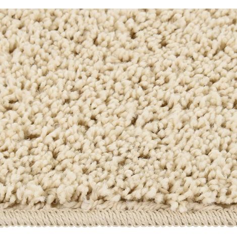 Tapis shaggy antidérapant Crème 160x230 cm (1/5)
