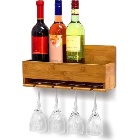 [JAMAIS UTILISE] SoBuy Porte-bouteilles mural - (1/4)