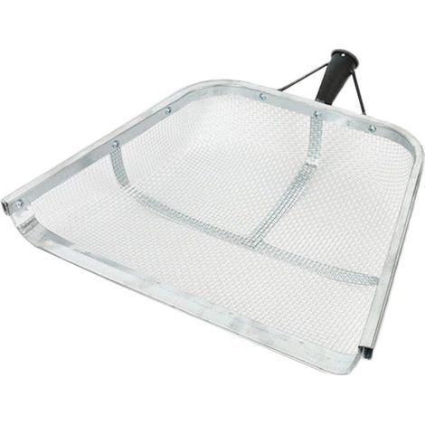 Sand sieve, soil sieve, stainless steel sieve, garden sieve, harvest sieve, 0.4 cm mesh sieve (1/5)