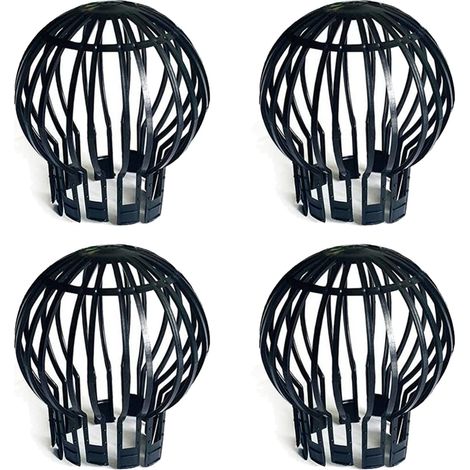 Lot de 4 Crapaudine de Gouttière Filtre Gouttiere Flexibles en Plastique Grillage Gouttiere Garde les Gouttières non Obstruées par Des Feuilles de la Mousse de la Boue et Autres Débri (1/5)