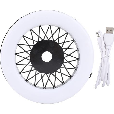 RGB LED Hookah Light 16 Colors Round Lamp Panel with Remote Control for Party Bar Decor (1/5)