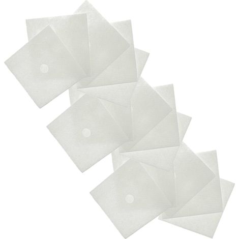 vhbw Set filtros compatible con Maico ER-AP100, ER 100 VZC, ER 60, ER 60 VZ, ER 60 VZC unidad ventilación - G2 15 uds., blanco