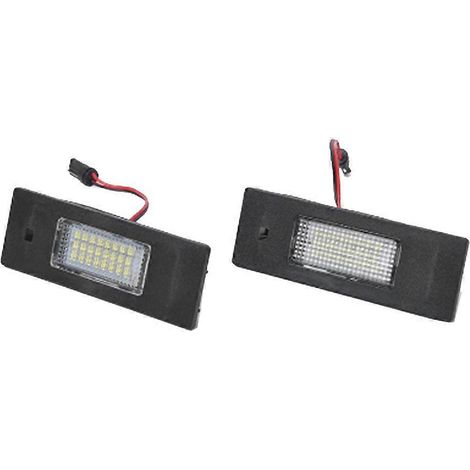 Lámpara de matrícula trasera para coche 63267193294 63267165735 para BMW Serie 1 E81 E87 Z4 Conjunto de luz de matrícula LED (