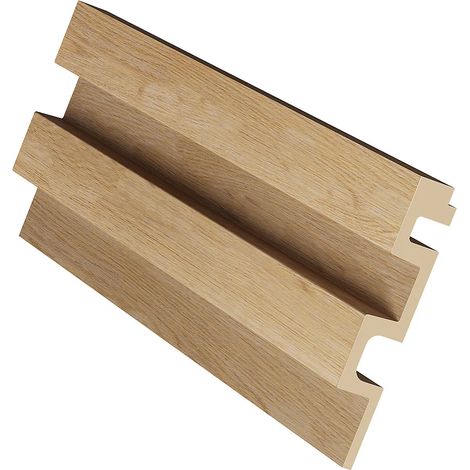 Pannello da parete 3D Set da 2,83m² Legno Naturale - Lotto di 8 pezzi - FLINT (1/3)