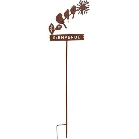 Tuteur déco bienvenue 29x115cm (1/5)