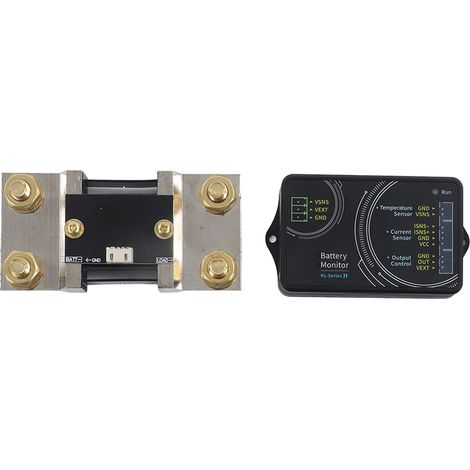 Multifunktionales Batteriemonitoringgerät mit Steuerungsanwendung: Spannungs- und Strommessung mittels Coulometer (0 V–120 V, 0–600 A) (1/5)