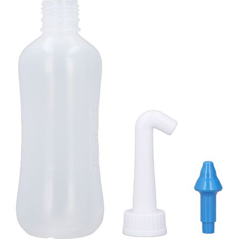 300-ml-Nasenspülflasche für Erwachsene und Kinder, Nasenreinigungsflasche mit einer Öffnung, blau (1/5)