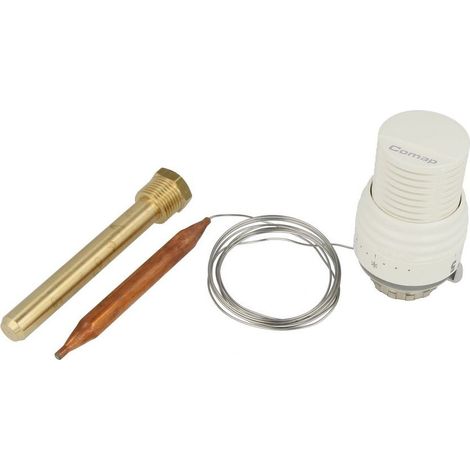 Tête thermostatique M 30 x 1,5 avec sonde d'immersion capillaire 2 m