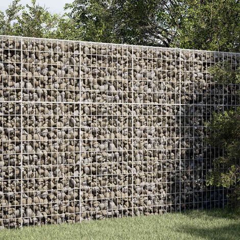 vidaXL Gabión con Alambre de 3,5 mm y Malla de 5x10 cm 100x50x150 cm (1/5)