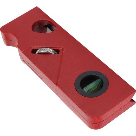 Rabot à chanfreiner pour le travail du bois, outil d'aplanissement des bords et des angles, chanfreinage pour le bricolage (rouge) (1/5)