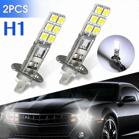 Kit de 2 ampoules LED H1 6000K Super White 55W pour phares antibrouillard et feux de route (fg2025031701482) (1/5)