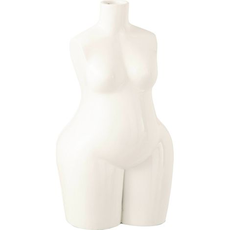 Vase corps femme blanc brillant - blanc brillant (1/3)