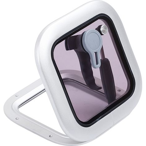 Fenêtre de puits de lumière pour bateau, 260X260mm, carré, hublot de pont, trappe de Ventilation pour Yacht RV (1/5)