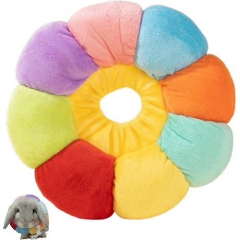 postoperativer Erholungskragen für Kätzchen, Größe S, verstellbar, im elisabethanischen Stil, geeignet für Kleintiere, 2 bis 5 Katzen (1/4)