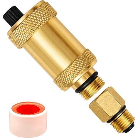 Automatic Rapid Air Bleeder 3/8" Raw Brass (1/5)