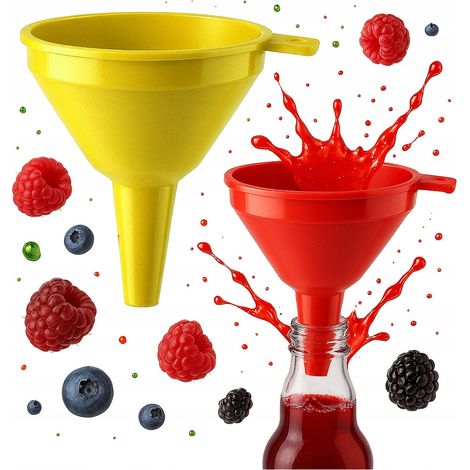 EMBUDO CON COLADOR FI 120 PARA BOTELLAS, CARTUCHOS, VINO, ZUMO, JARABE, ALCOHOL, LICOR (1/5)