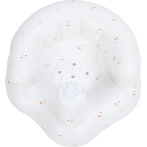 Canapé gonflable pour bébé, en PVC avec protection dorsale, confortable et portable, idéal pour la maison, le jardin ou la plage. (1/5)