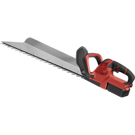 21-V-Akku-Heckenschere, 48 cm Durchmesser, 18.000 U/min Kettendrehzahl, 1 x 3.000-mAh-Akku und Ladegerät