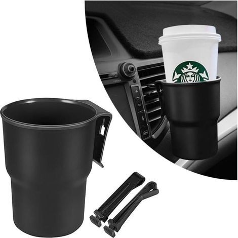 Porte-Gobelet Voiture avec Crochets en 2 Pièces,Multifonction Porte Gobelet Maintient pour Commodité et de Sécurité Porte-Gobelets pour Auto pour Les Verres et Les Boissons (1/4)