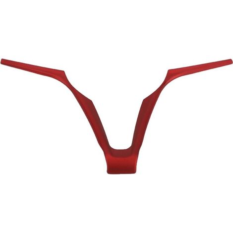 Cornice per volante, rivestimento per volante in ABS a forma di V, decorazione per la cornice del volante dell'auto, compatibile con (1/5)