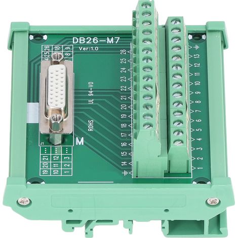 Bornier pour circuit imprimé, matériau : cuivre, base : cuivre, 0,8 A/broche, couple de serrage : 0,2 Nm, étiquettes imprimées, module de distribution femelle 60 V CC (1/5)