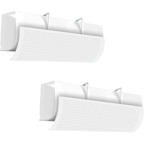 Coppia Deflettore Aria Condizionatore Microforato Flessibile Split 90x27 Cm (1/5)