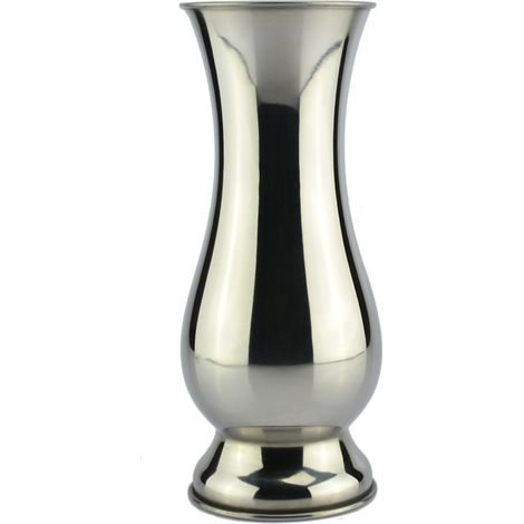 Vase - Acier Inoxydable Poli Miroir - Centre Table Mariage Décoration Intérieure - Lot De 1 (1/5)