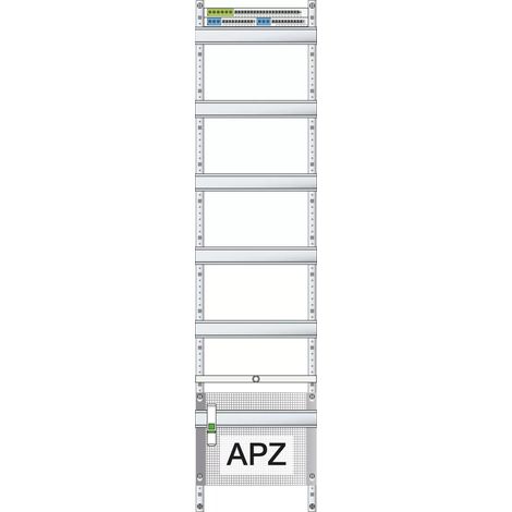 ABN Verteilerfeld 1V 1APZ 250x300mm VA17 (1/2)
