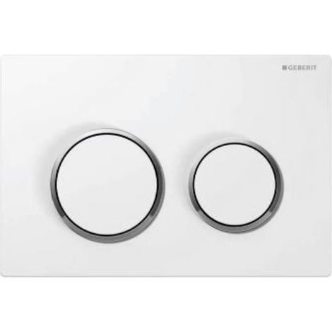 Placca di comando 2 tasti omega 20