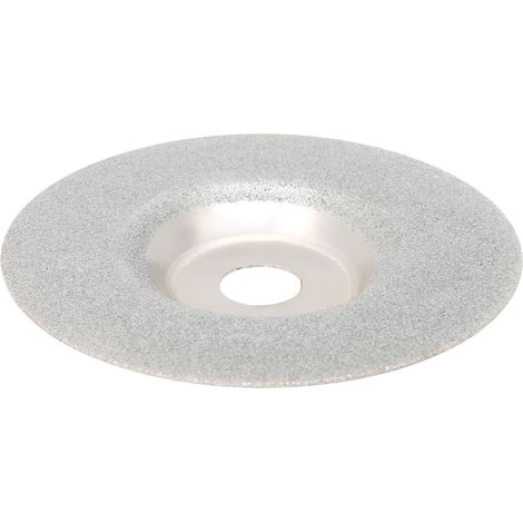 Disque à meuler diamanté de 10 cm avec meule argentée en forme de bol (1/5)