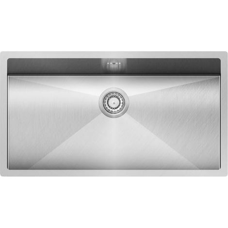 Edelstahl-Unterbauspüle LENA 5 - Breites Becken, ab 80er Unterschrank, 79 x 45 cm