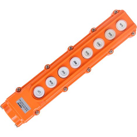 Contrôleur de grue, console de commande à distance du palan avec interrupteur à bouton-poussoir, COB-64 8 canaux 220 V/500 V (1/5)
