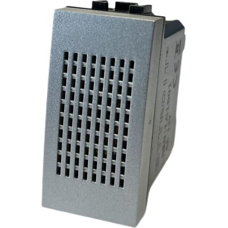 Suoneria Bronzo 12V 6A Colore Grigio Compatibile Con Bticino Living NT4351/12 (1/2)