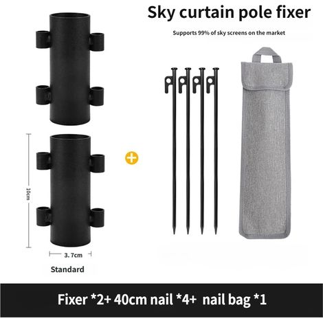 Ancrages de camping, kits d'accessoires pour tentes d'extérieur, piquets de tente, mâts de bâche, accessoires de camping (1/5)