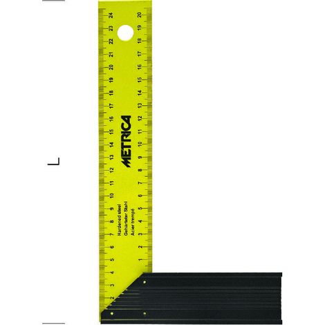 ÉQUERRE MENUISIER ACIER TREMPÉ 250 mm