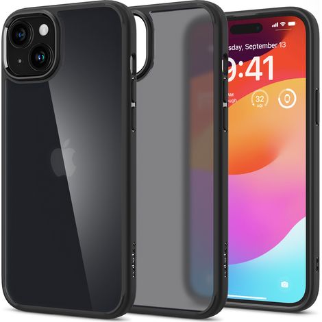 Ultra Hybrid Hülle für iPhone 15 Plus Schwarz (1/5)