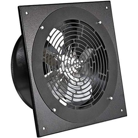 Ventilatore a muro nero Ø 200 mm 43W